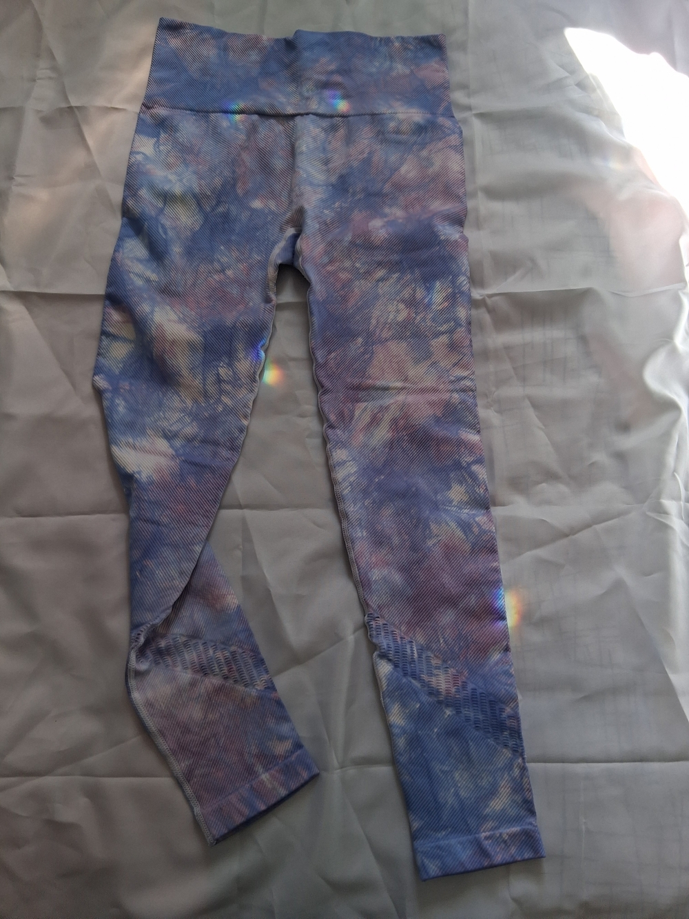 sofia by sofia vergara Blue and Purple Tie-Dye High-Waist Leggings